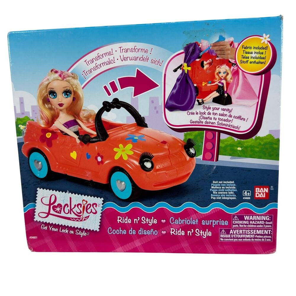 Locksies Ride‎ n' Style Transforming Convertible Vehicle